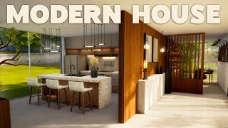 Modern Contemporary House Mt. Komorebi No Cc The Sims 4 Speed Build Asmr
