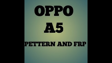 oppo a5 [cph1809]pettern and frp unlock||2019
