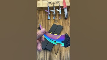 Cs2 Galaxy Karambit Metal Replica #unboxing  #cs2 #csgo #csgomoments #csgoclips #csgoskins