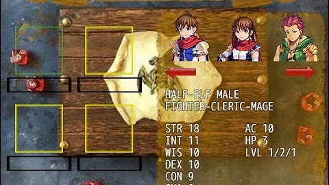 RPG Maker MZ: Recreating D&D Eye of the Beholder Character Generation