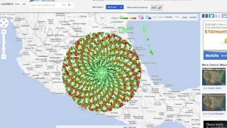 10-28-12 Mexico Spiral Shaped Weather Pattern Haarp 2012