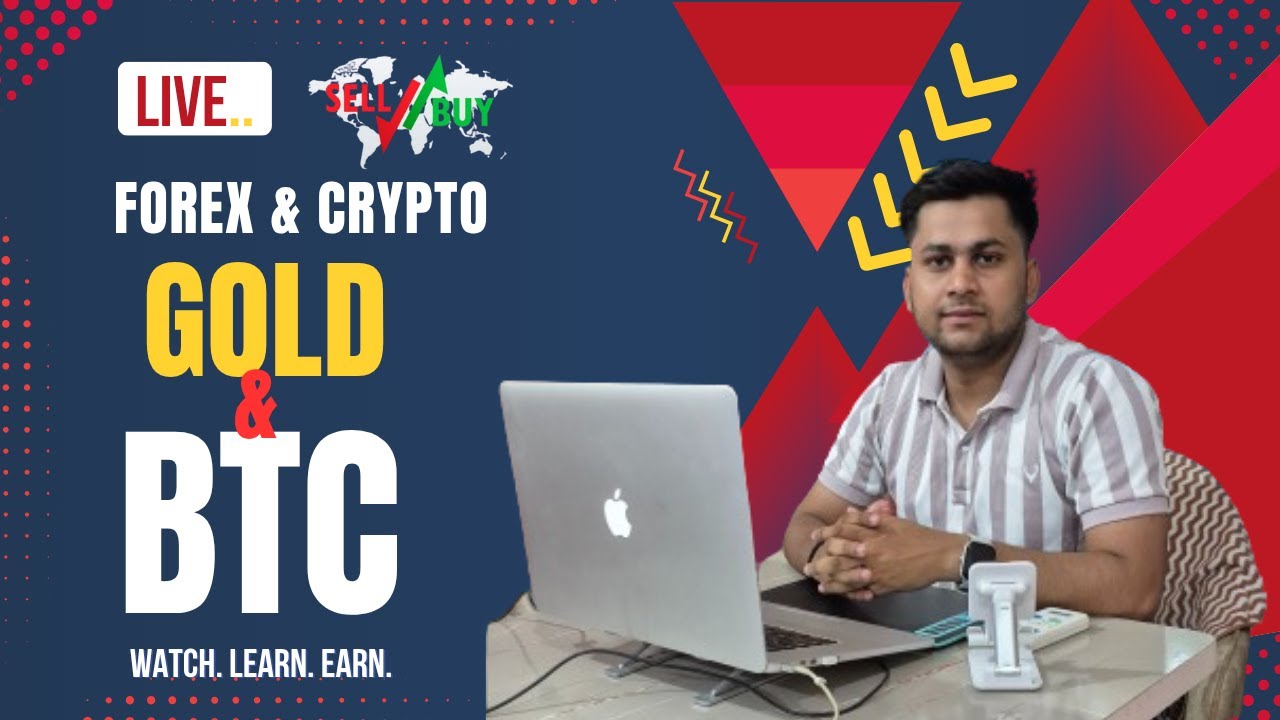 GOLD & BITCOIN LIVE TRADING Crypto  Forex 6 JAN.