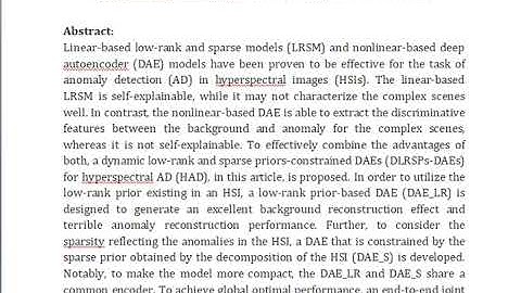 Dynamic Low Rank and Sparse Priors Constrained Deep Autoencoders for Hyperspectral Anomaly Detection