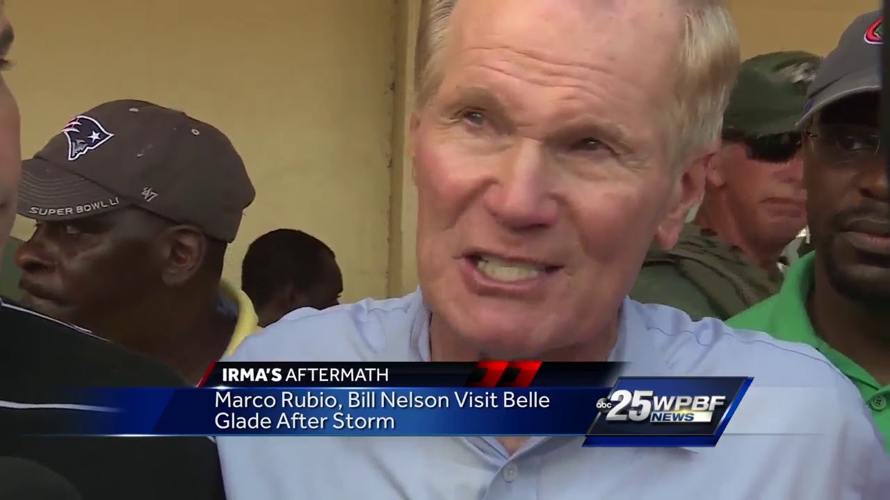 Marco Rubio, Bill Nelson visit Belle Glade after storm YouTube