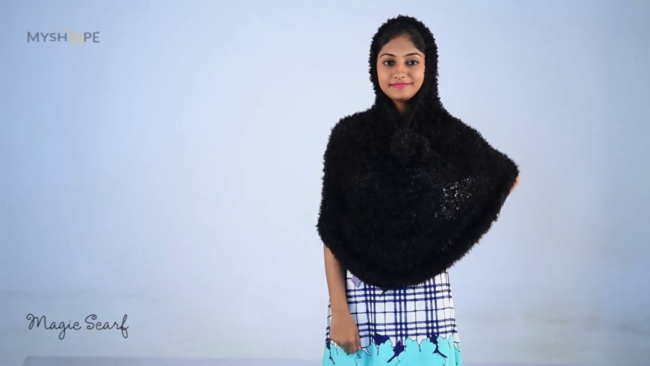 Magic Scarf 20 ways to wear Indian girl demo