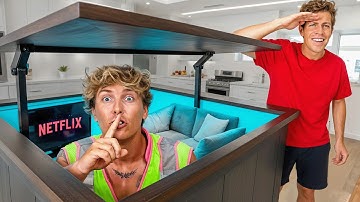 I Built a SECRET ROOM in My New House!