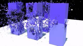 Zero gravity destruction animation