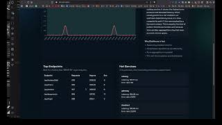 ClickHouse-based analytics with a real ClickHouse backend.