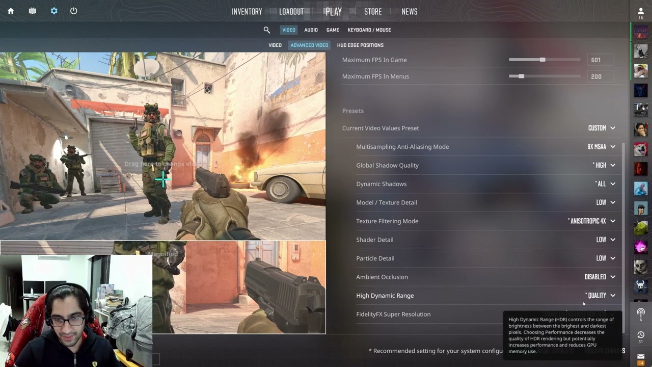 Cs2 Ideal Settings - Lets Get Tactical by MOXOcs. Try it and Elevate your game. 