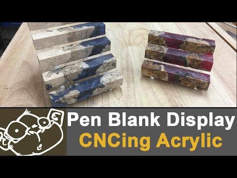 CNC'd Acrylic Displays