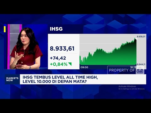 IHSG Tembus "All Time High" Lagi, Level 10.000 di Depan Mata