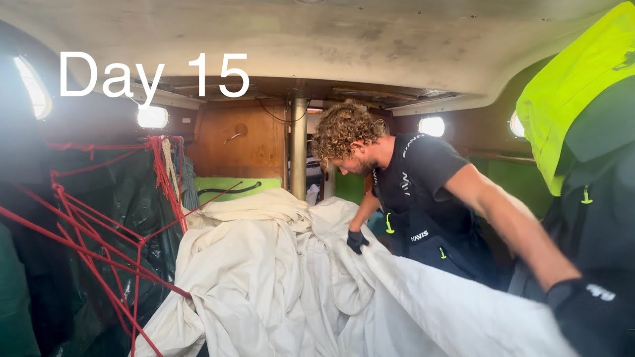 ⁣Solo NonStop Circumnavigation: Day 15; Never Give Up, Never Surrender