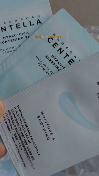 New Skincare - SKIN 1004 Hyalu-Cica Line #gifted