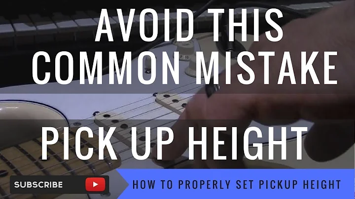 How to set your Pick Up Height - Stratocaster - Si...