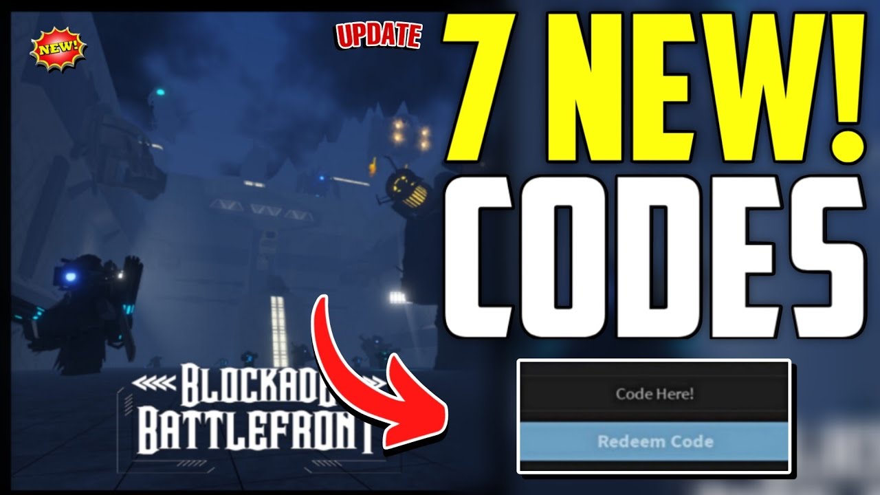 *КОДЫ ОБНОВЛЕНИЯ* КОДЫ BLOCKADE BATTLEFRONT ROBLOX 2026 - КОДЫ BA [ROBLOX],