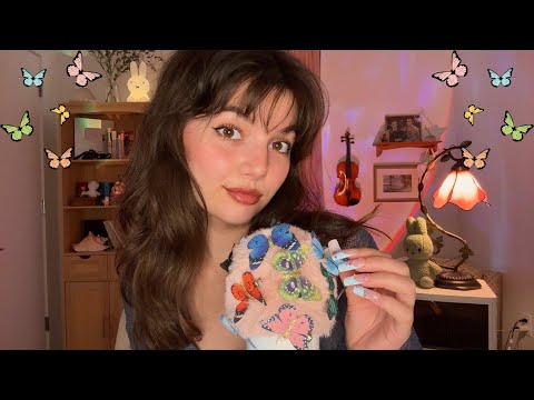 ASMR | Fast and Aggressive Fluffy Mic Triggers (Head Massage, Bug Searching, Mouth Sounds)