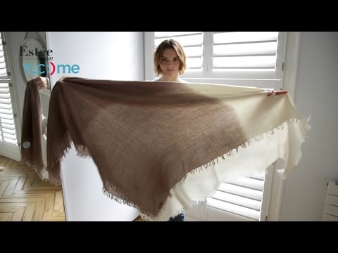 Come indossare una coperta Sciarpa