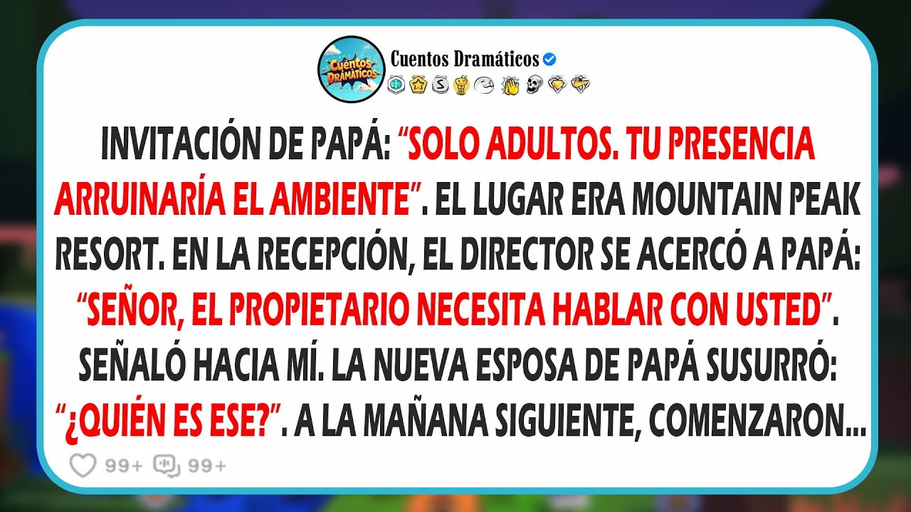 В свадебном приглашении моего отца было написано: «Не приходить», а потом охрана назвала меня «вл...
