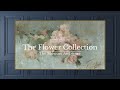 Springtime vintage floral painting  vintage art for tv  3 hours of painting  romantic ambience