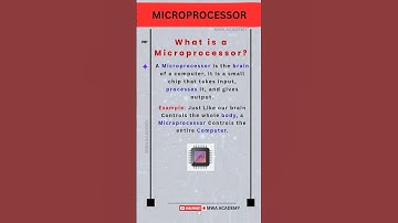 What is Microprocessor? | Simple Explanation with Example | MPMC Basics in 8 Seconds
