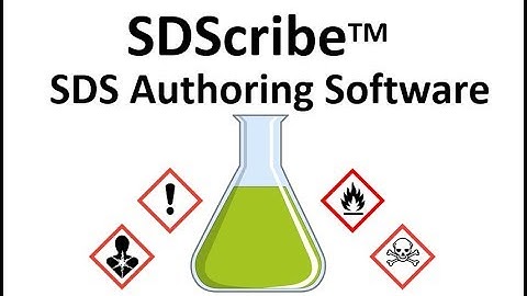 SDScribe - SDS Authoring Software -Download a 30 Day Free Trial