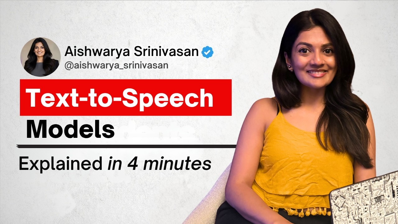 Text to Speech AI Models | Explained in 4 minutes