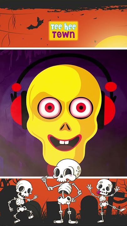 Funny Skeletons Song #shorts #skeletons #halloween #teeheetown