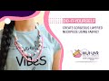 Learn How To Create A Beautiful Layered Neckpiece with Fabric!