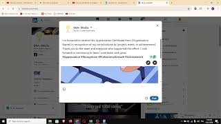 How To Post Appreciation Certificate On LinkedIn  - Full Guide