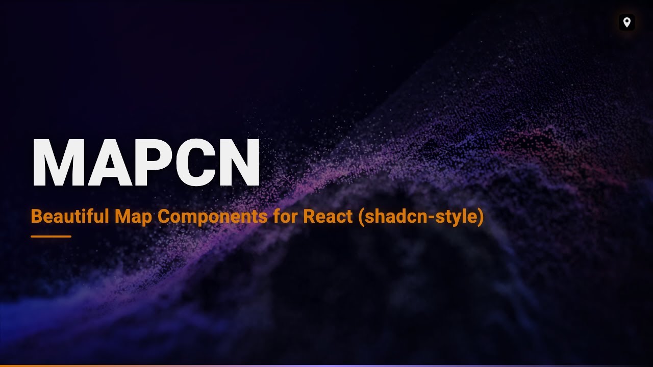 mapcn: Beautiful Map Components for React (shadcn-style) - YouTube