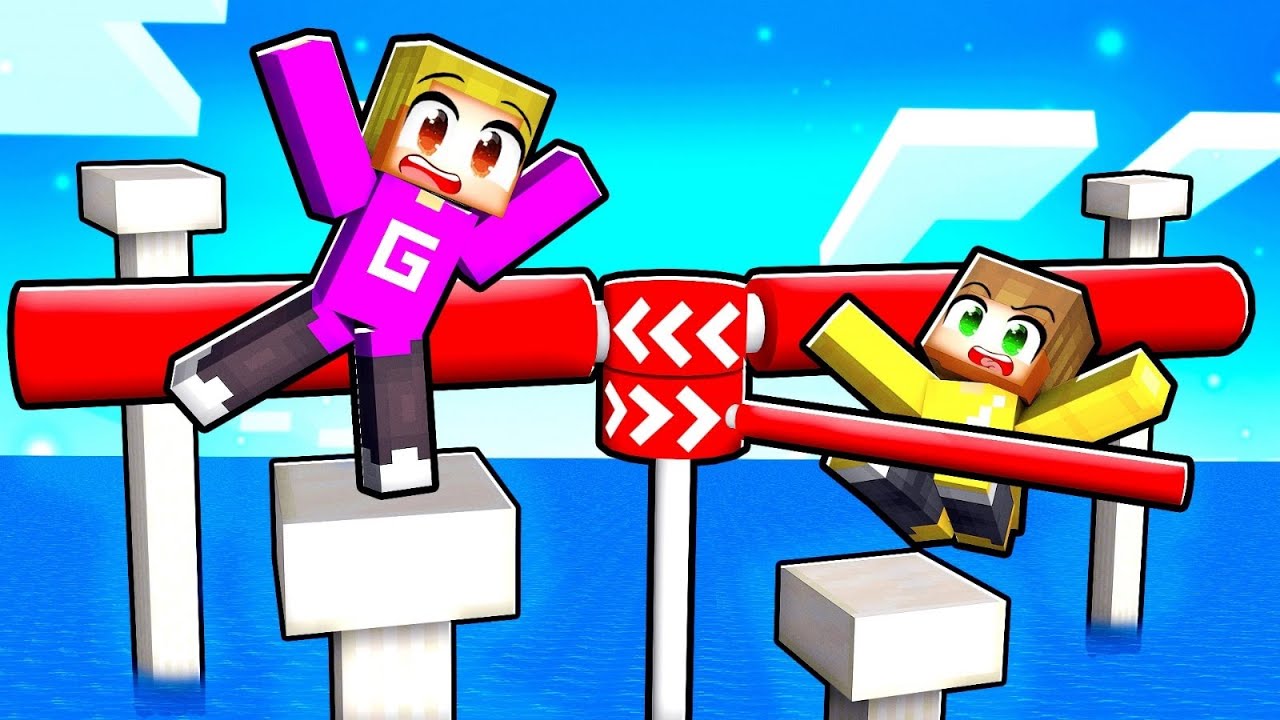 Mick vs Giel WIPEOUT Challenge! (Minecraft)