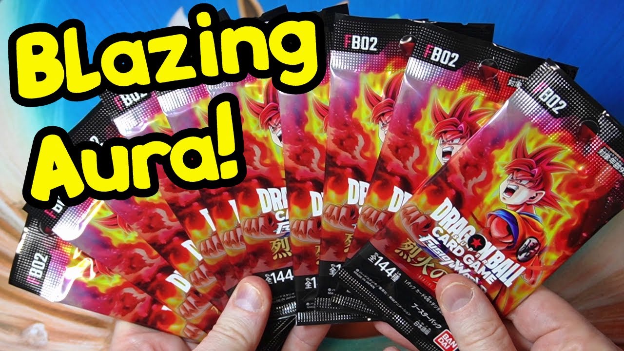 Dragon Ball Super Card Game Fusion World Blazing Aura Pack Opening