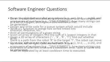 Facebook Interview Questions