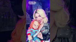 Bride Of Chucky #Cosplay #Model Fashion Style #Shorts Trend: Makeup Hair Outfit Fan Jessica Felice!