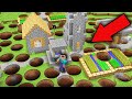 WHY IN A STRANGE VILLAGE A LOT OF HOLES IN MINECRAFT ? 100% TROLLING TRAP !