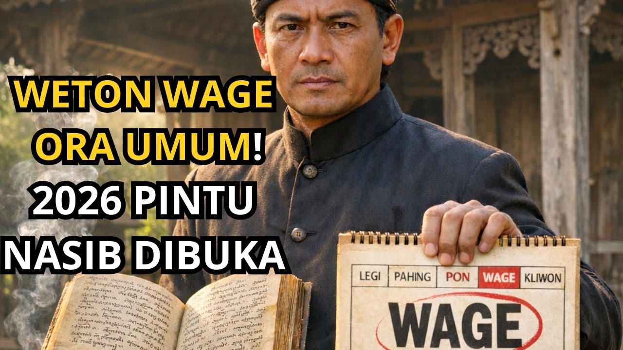 ORA UMUM! WETON WAGE Dibuka Besar di 2026, Ramalan Ini Jarang Dibahas