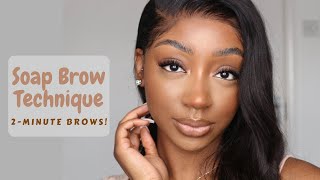 Soap Brow Method For Fluffy Brows - I Did My Brows In 2 Minutes !