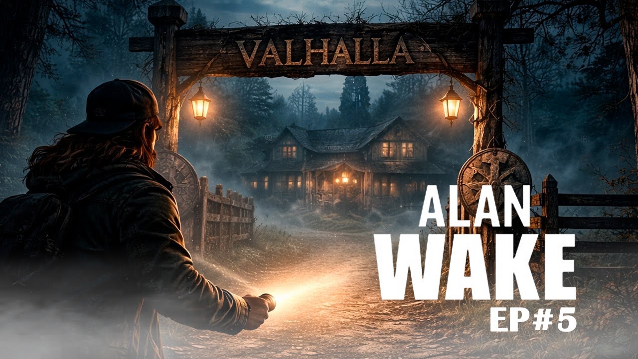 🔦Alan Wake  EP#5 🔦El VALHALLA existe… La granja de Thor y Odín🔨⚡🐦 GAMEPLAY