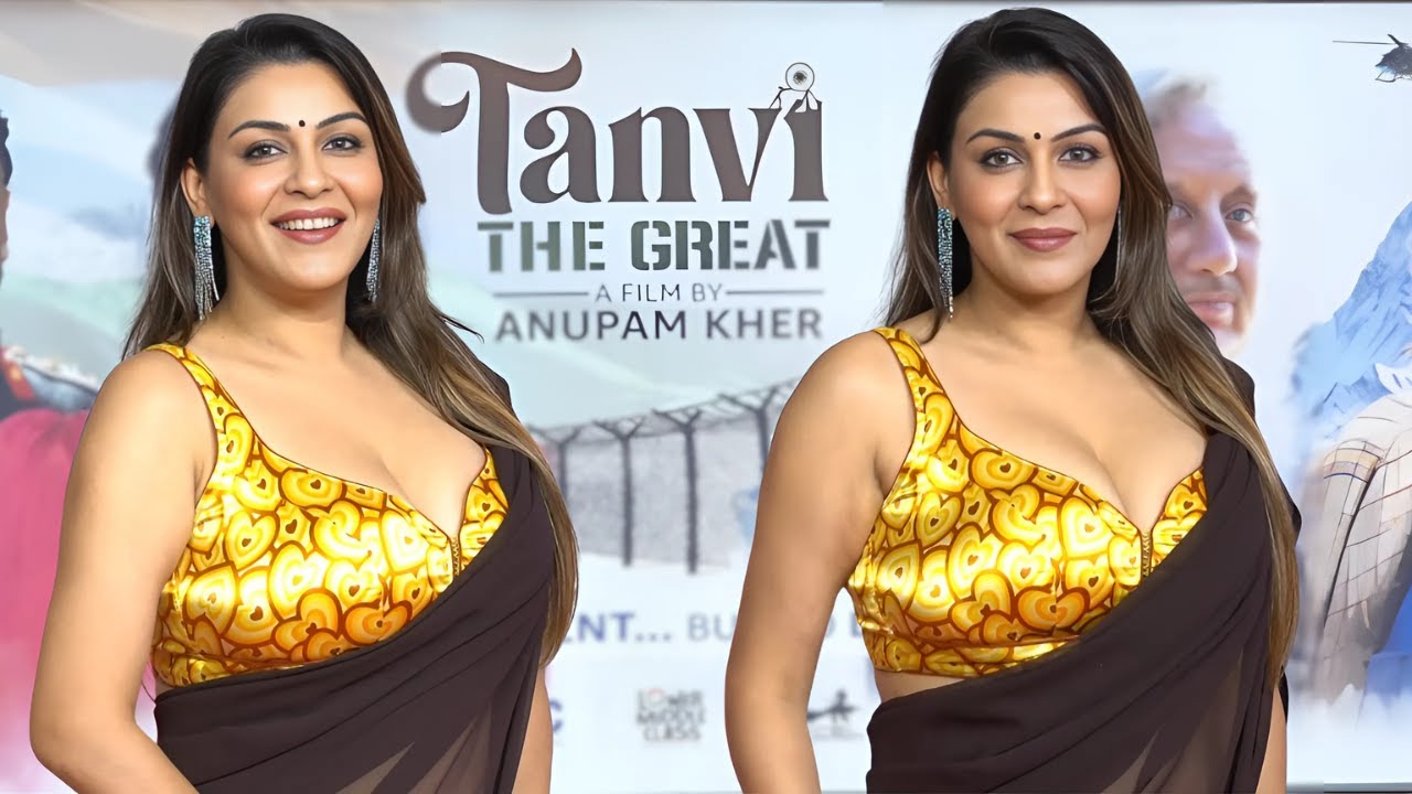 Bigg Boss Fame Yamini Malhotra turns up the heat in saree at ‘Tanvi The Great’ Premiere