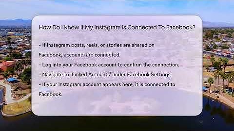 How Do I Know If My Instagram Is Connected To Facebook? - Everyday-Networking