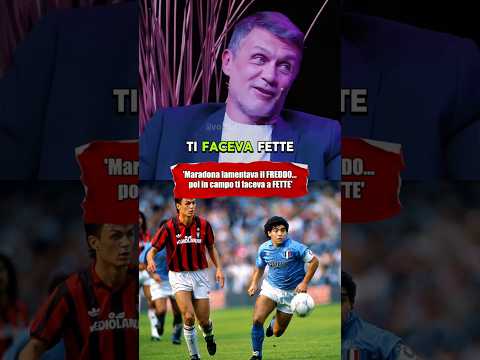 Video Maldini: Maradona lamentava il freddo, poi ti faceva a fette