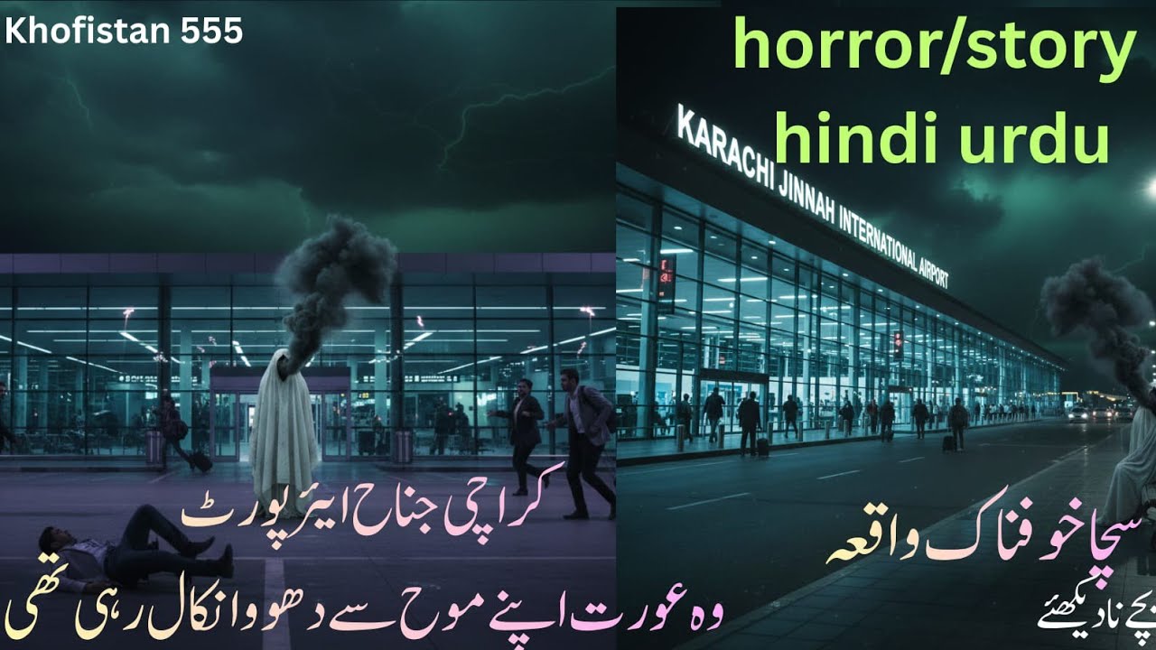 Haunted airport incident| wo aurat buht khatrnak thi| spine chilling horrible story| khofistan555