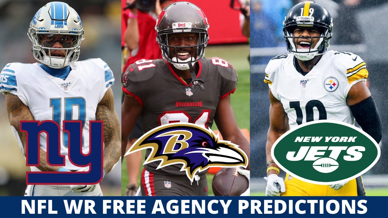2021 NFL Free Agency - Wide Reciever Landing Spot Predictions - NFL Free Agency Predictions