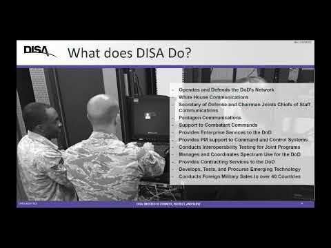 Doing Business with the Defense Information Systems Agency (DISA) - YouTube