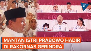 Prabowo dan Titiek Soeharto Hadiri Rakornas Internal Gerindra