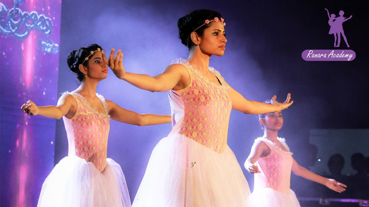 Contemporary ballet group dance performance from Ranara academy Sri
