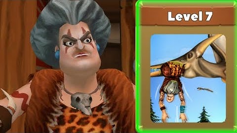 Scary Teacher Stone Age [Level 7] Gameplay - Walkthrough [Android - ios]