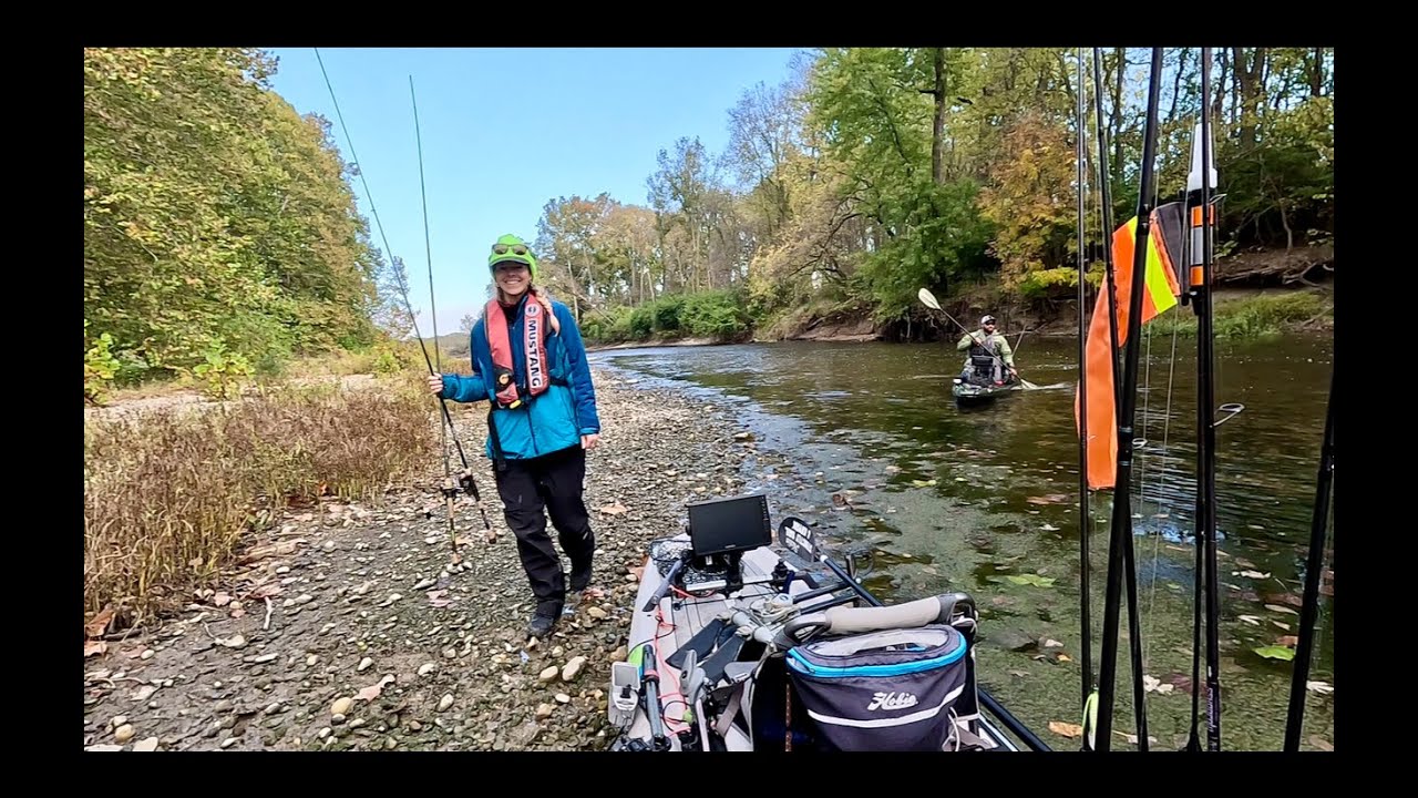Fall Fishing- Great Miami River for Smallmouth Bass #riverfishing #smallmouthbass #hobiefishing