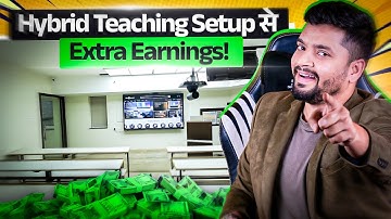 Online + Offline Teaching Setup | Online Teaching Setup👩🏼‍🏫| Hybrid Teaching Setup!