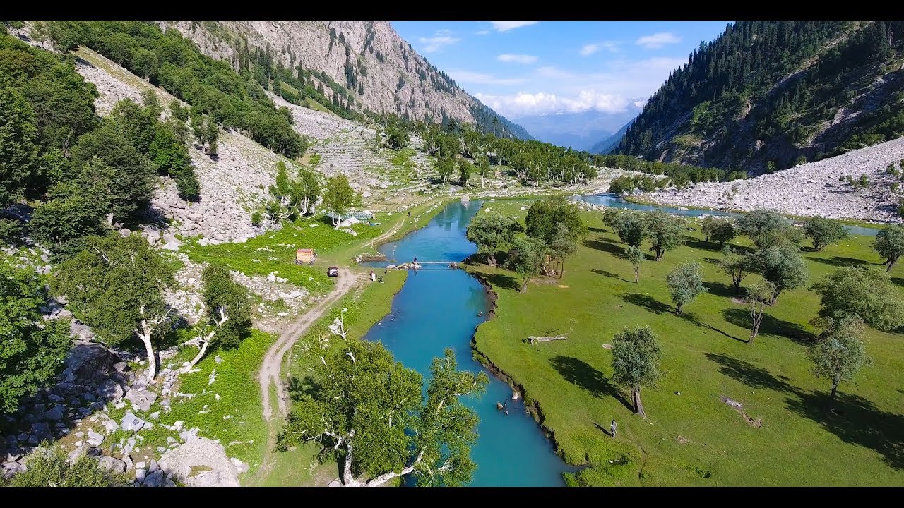 Drone Video Of Shahi Bagh Swat Valley